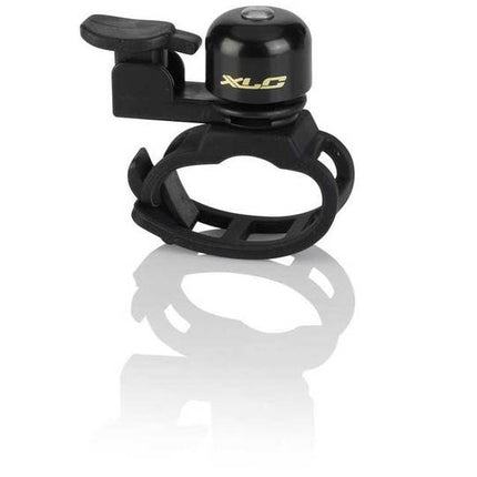 Fietsbel XLC DD-M18 Mini M/ELASTIEK 21MM Zwart
