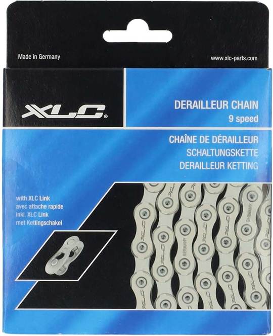 Ketting XLC CC-C02 9V 11-128 114 Zilver