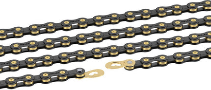 Ketting 10V 11-128 XLC 114-GO Zwart Goud