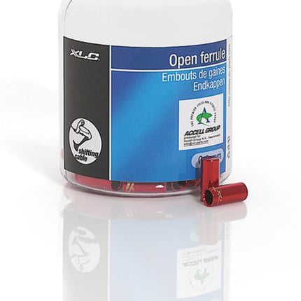 XLC Hoedje 4.0MM ALM set van 50 Kabed Rood