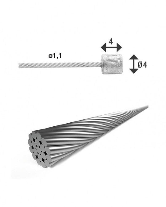 Versnellingskabel XLC SH-X17 Kabel Vers Binnen 3.00 Zilver