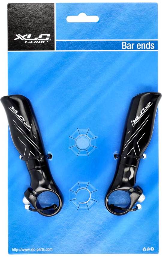 Bar-Ends XLC Comp BE-A10 Ends 110MM stel Zwart