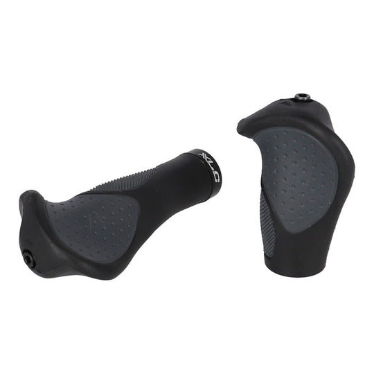 Handvat XLC Ergo GR-S22 135-92MM-GRY stel GRS22 Zwart Grijs