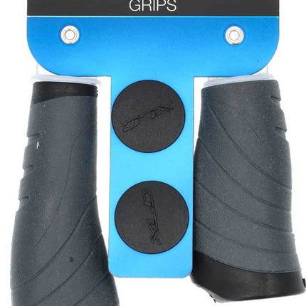 Handvat XLC Ergo GR-S04 135-92MM-GRY stel Zwart Grijs