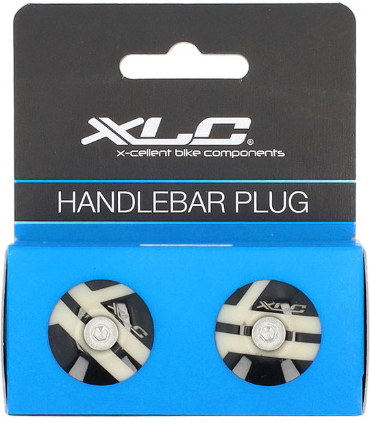 Stuurdoppen XLC Grijs-X02 Stuurdop stel GRX02 Zwart