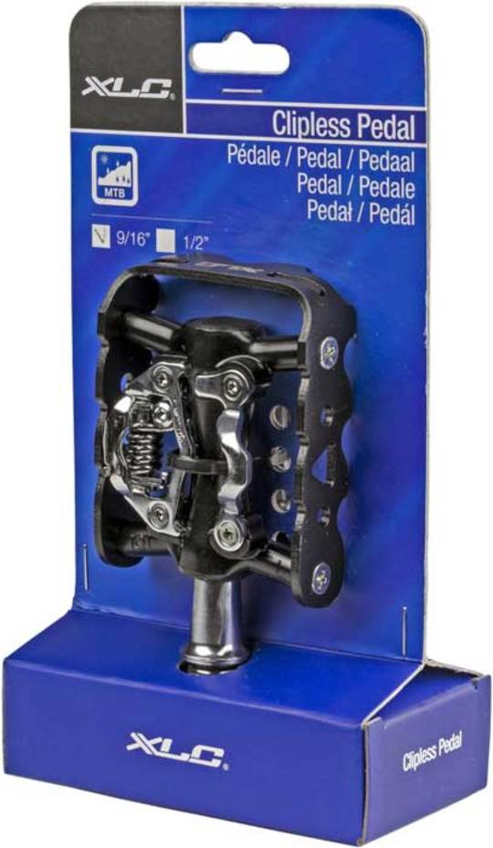 Pedaal XLC ATB Combi PD-S20 Enkel stel Zwart