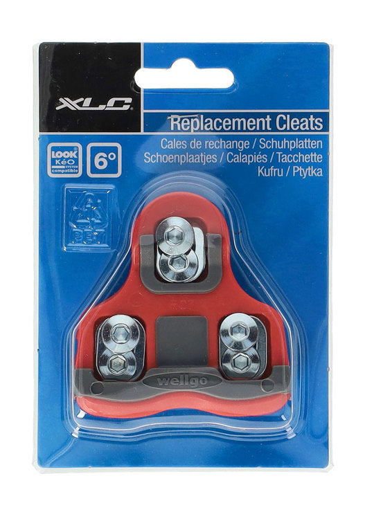 Schoenplaat XLC PD-X06 Look M/SPELING 6 stel Rood