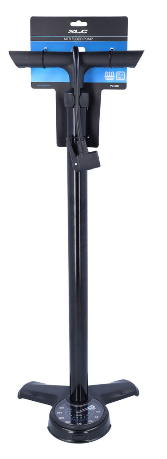 Vloerpomp XLC MTB PU-S08 Voet 38MM PUS08 Zwart