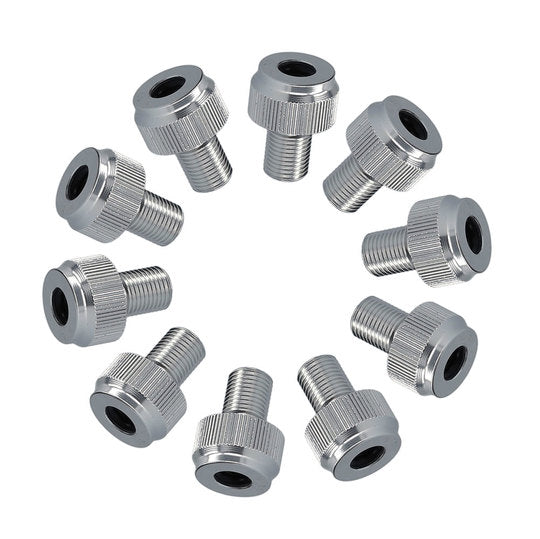 Ventielnippel XLC PU-X10 DV-SV-AV 10 PUX10 Zilver
