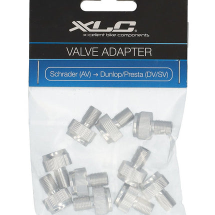 Ventielnippel XLC PU-X10 DV-SV-AV 10 PUX10 Zilver