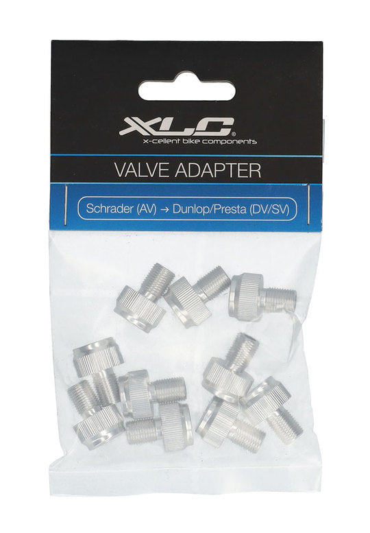 Ventielnippel XLC PU-X10 DV-SV-AV 10 PUX10 Zilver