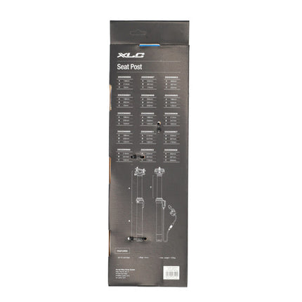 Zadelpen XLC Burner SP-T20B 30.9X450 150 SPT20B Zwart