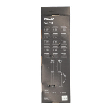 Zadelpen XLC Burner SP-T20B 30.9X495 170 SPT20B Zwart