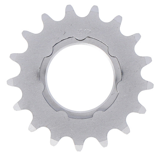 Kettingwiel XLC SS-S02 17T Baan M/RING 1/8 Zilver