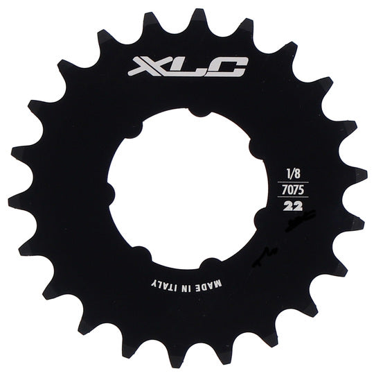Kettingwiel XLC SS-S03 22T Baan M/RING 1/8 Zwart