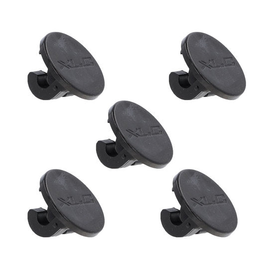 XLC MGF05-06 Bevestiging Knop PVC set van 5 MGX05 Spatbord Zwart