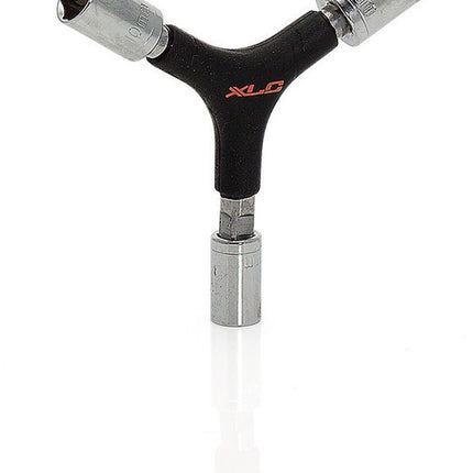 Dopsleutel XLC Y-Model TO-M01 Model 8/10-12MM TOM01 Zwart Zilver
