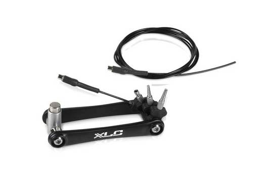 Kabeldoorvoergeleider XLC TO-S86 Interne Kabel Geleider Zwart Zilver