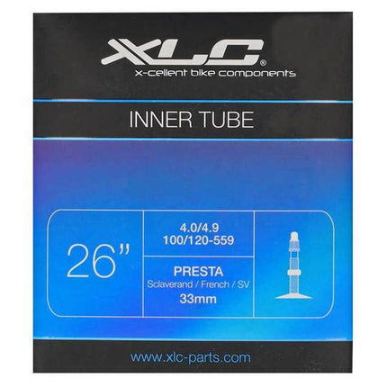 Binnenband 26" XLC VT-S26 26x400-490 33 Zwart