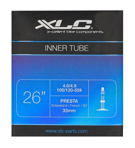 Binnenband 26" XLC VT-S26 26x400-490 33 Zwart