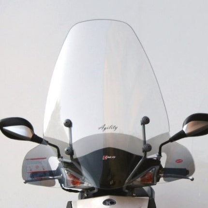 Windscherm Faco Kymco agility plus 16 inch wielen vanaf bj. 2014 inclusief bevestigingsmaterialen