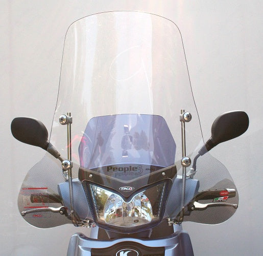 Windscherm Faco Kymco People-S 50/125/150cc inclusief bevestigingsmaterialen chroom