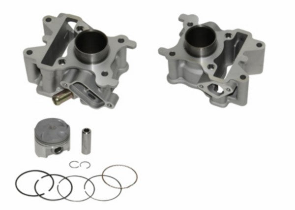 cilinder DMP + zuiger lc A-kwaliteit 50cc 38mm mbk booster, neo's, yamaha, aerox 4t, neo 4t
