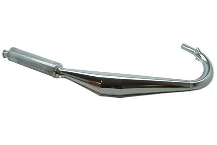 Jamarcol under-slung exhaust (made in EU) chrome dt50r, dt50sm, xsm, xtm