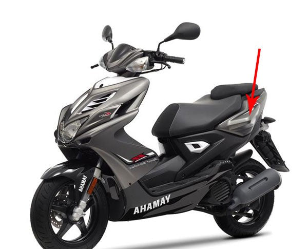 zijscherm Yamaha origineel links grijs mat aerox 2013 1phf173100p0