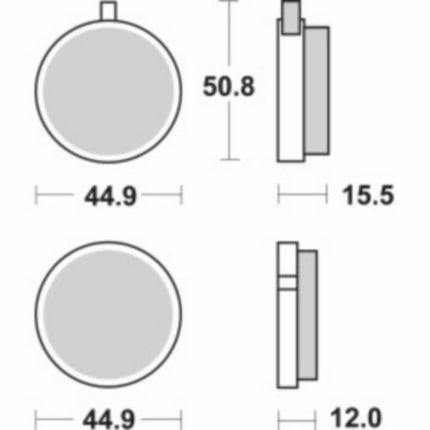 remblokset sbs rond voor fs1, rd-m 500hf