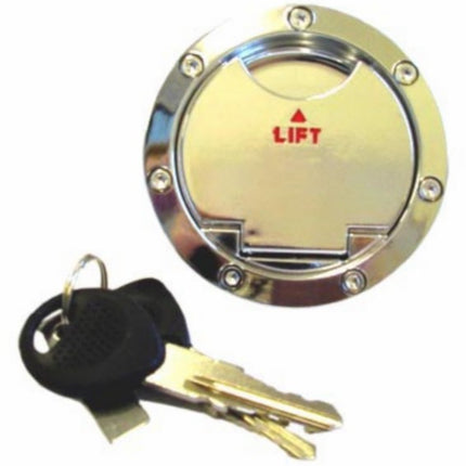 fuel tank cap DMP + chrome lock yamaha, aerox, mbk nitro
