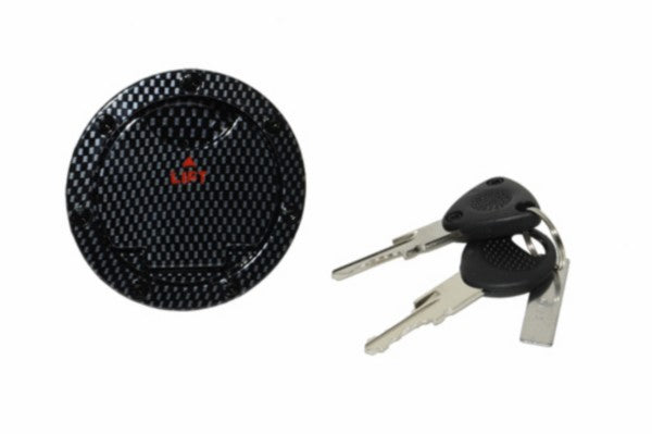 Bouchon de réservoir d'essence DMP + serrure carbone Aerox 2T, CPI, MBK Nitro