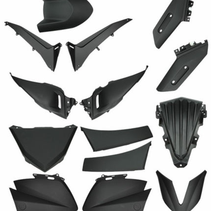 bodywork set (from 2014) black matte 14-piece t-max530