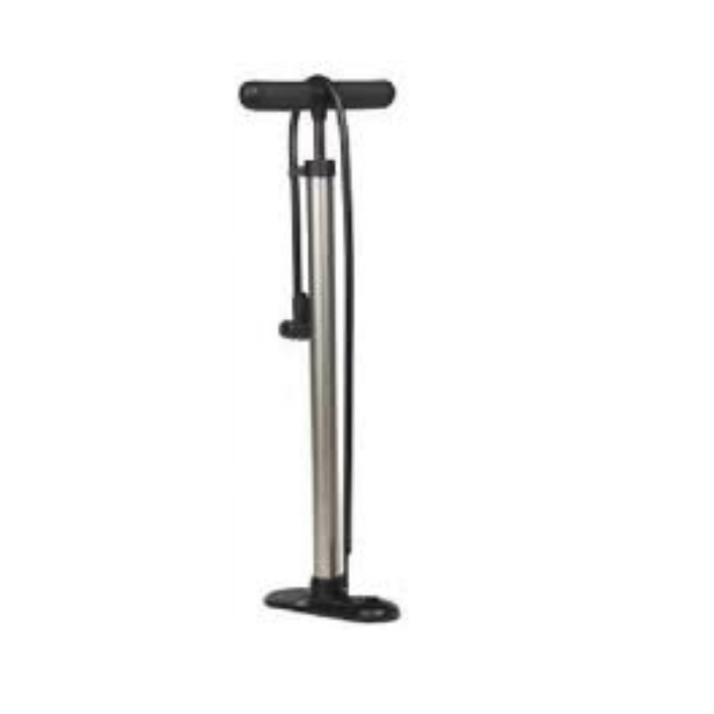 BE0204A Falkx Fietspomp classic zilver