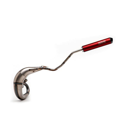 exhaust Yasuni MAX series left/top red dt50r, dt50sm, Minarelli AM6, Rieju, Ryz Cross, Ryz SM tub807x=out=out