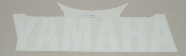 sticker Yamaha origineel woord [yamaha] onderspoiler wit 5brf83280000