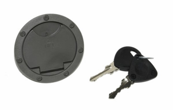Bouchon de réservoir d'essence DMP + serrure modèle original gris Aerox, CPI, MBK Nitro