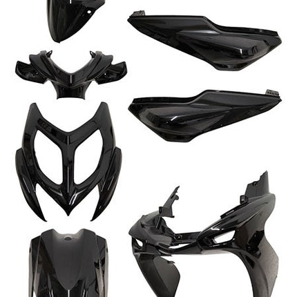 plaatwerkset glans zwart aerox 2013