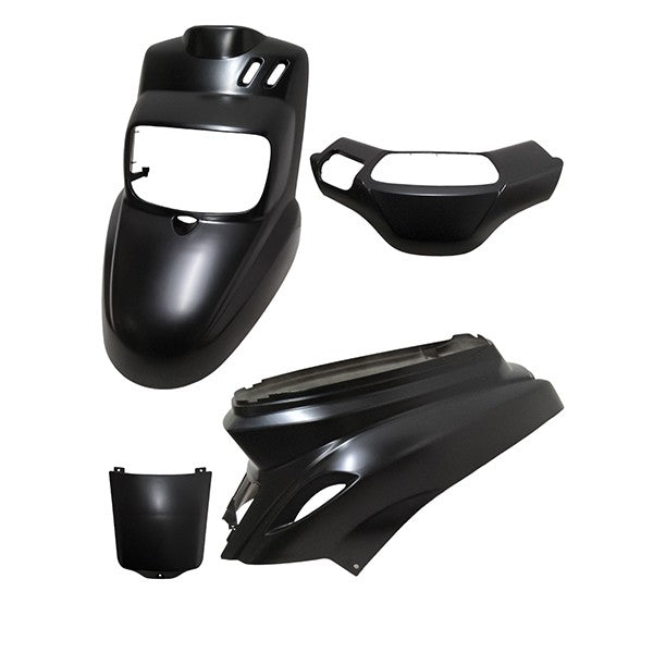 plaatwerkset vanaf 2004 Yamaha zwart mat 4-delig bws, mbk booster