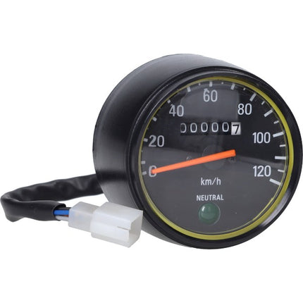 km tellerklok origineel model 120km/u yamaha zwart fs1