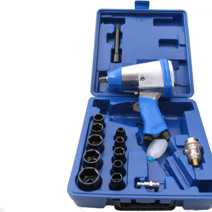 Luchtsleutelset 1/2 inch met doppen