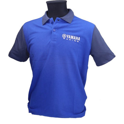 polo Yamaha original [racing] L bleu foncé b24ft118e00l