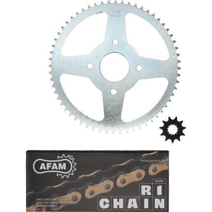 Afam chain/sprocket kit Yamaha 11/60t TZR 2007-2016