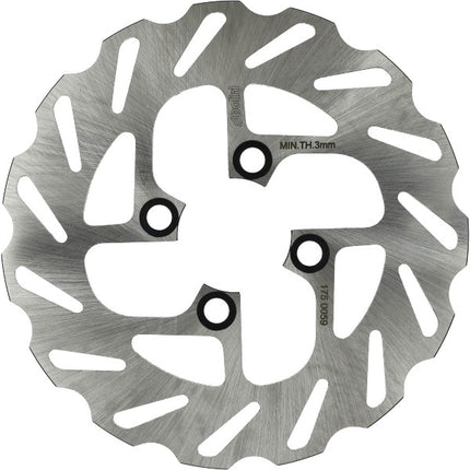 Disque de frein Polini Wave 4 trous 200mm BW Spy, BWS, MBK Booster 175.0059