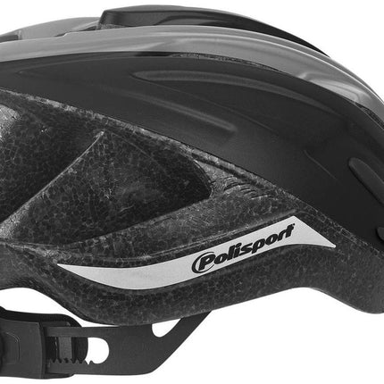 Fietshelm Polisport Ride-In M (54-58 cm) - zwart/grijs