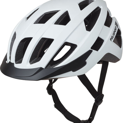 Fietshelm Polisport City Move M 54-58 cm - wit