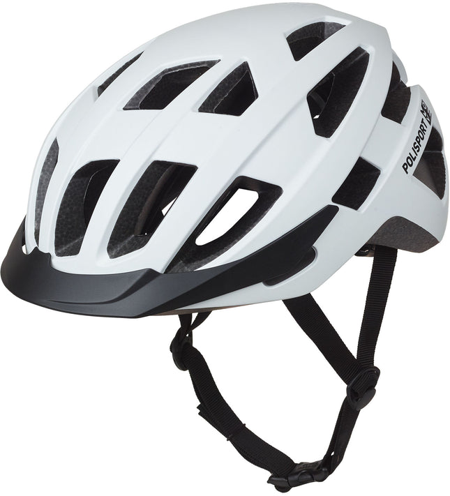 Fietshelm Polisport City Move M 54-58 cm - wit