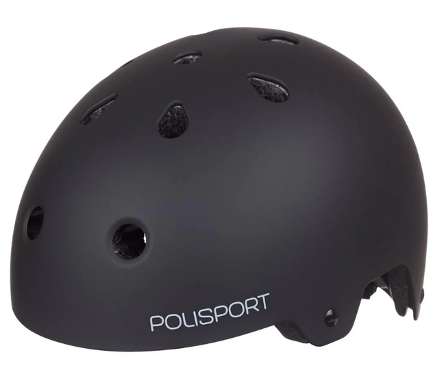 Fietshelm Polisport Urban Pro L 59-61 cm - zwart
