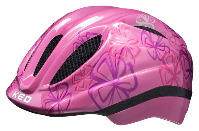 Fietshelm KED Meggy Trend S/M (49-55cm) - roze bloem