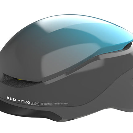 Fietshelm KED Mitro UE-1 M (52-58cm) - blauw / grijs